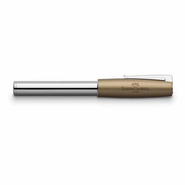 Faber-Castell Loom Metallic Olive Green Rollerball Pen colorful solid