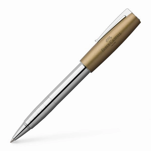 Faber-Castell Loom Metallic Olive Green Rollerball Pen finest refined