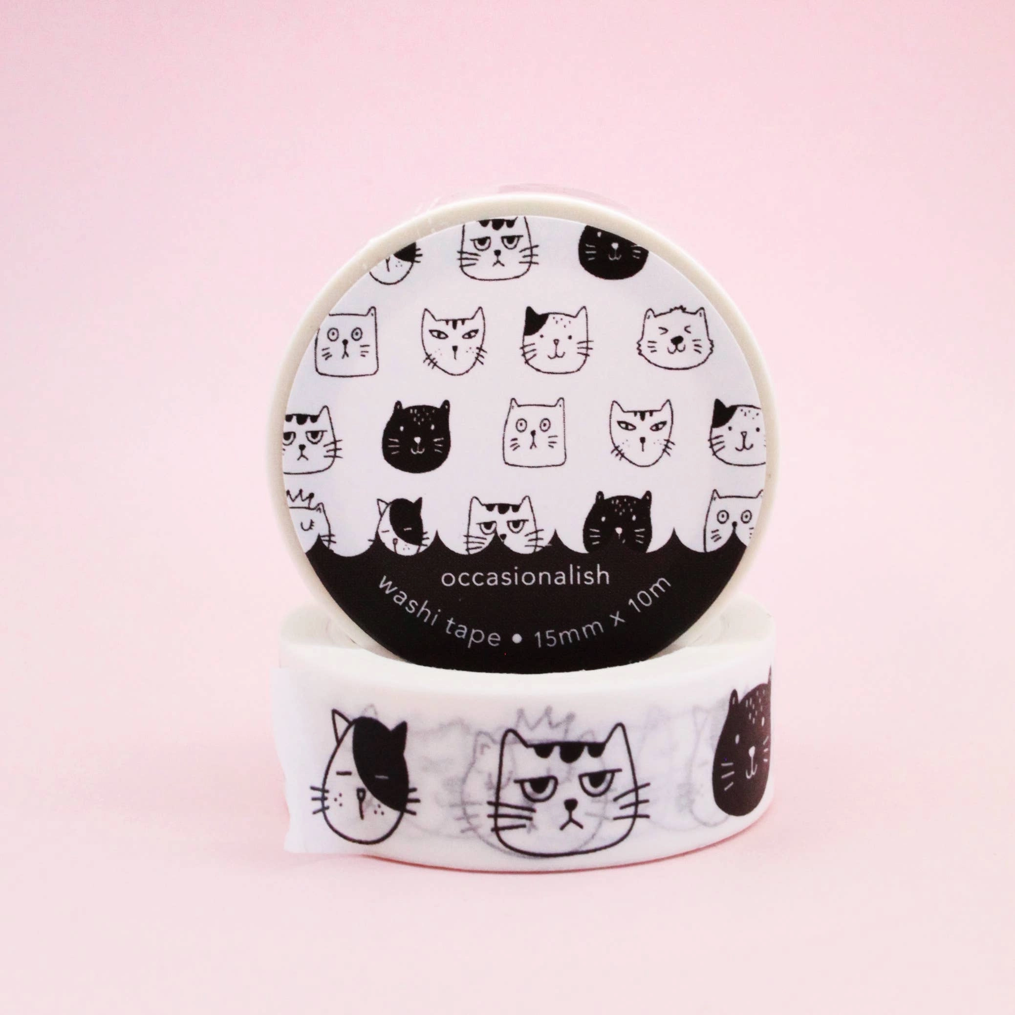 lasting special Faces Of Meows Washi Tape