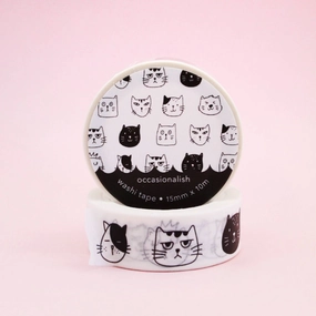 lasting special Faces Of Meows Washi Tape
