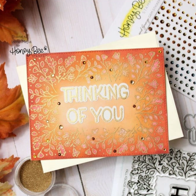 musthave Fall Foliage Frame - 6X8 Stamp Set