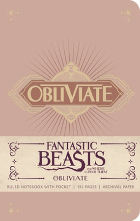 Fantastic Beasts And Where To Find Them: Obliviate Hardcover Ruled Notebook daily
