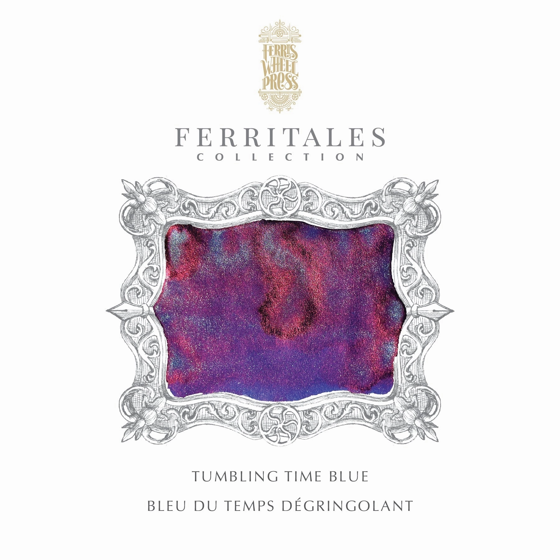 organic bestselling Ferritales Ink | Down The Rabbit Hole - Tumbling Time Blue