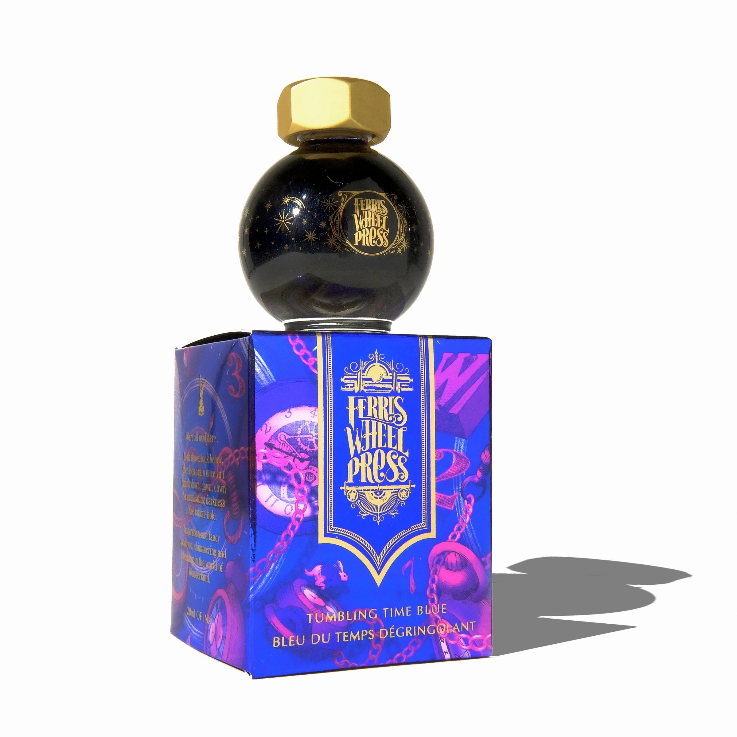 metal Ferritales Ink | Down The Rabbit Hole - Tumbling Time Blue
