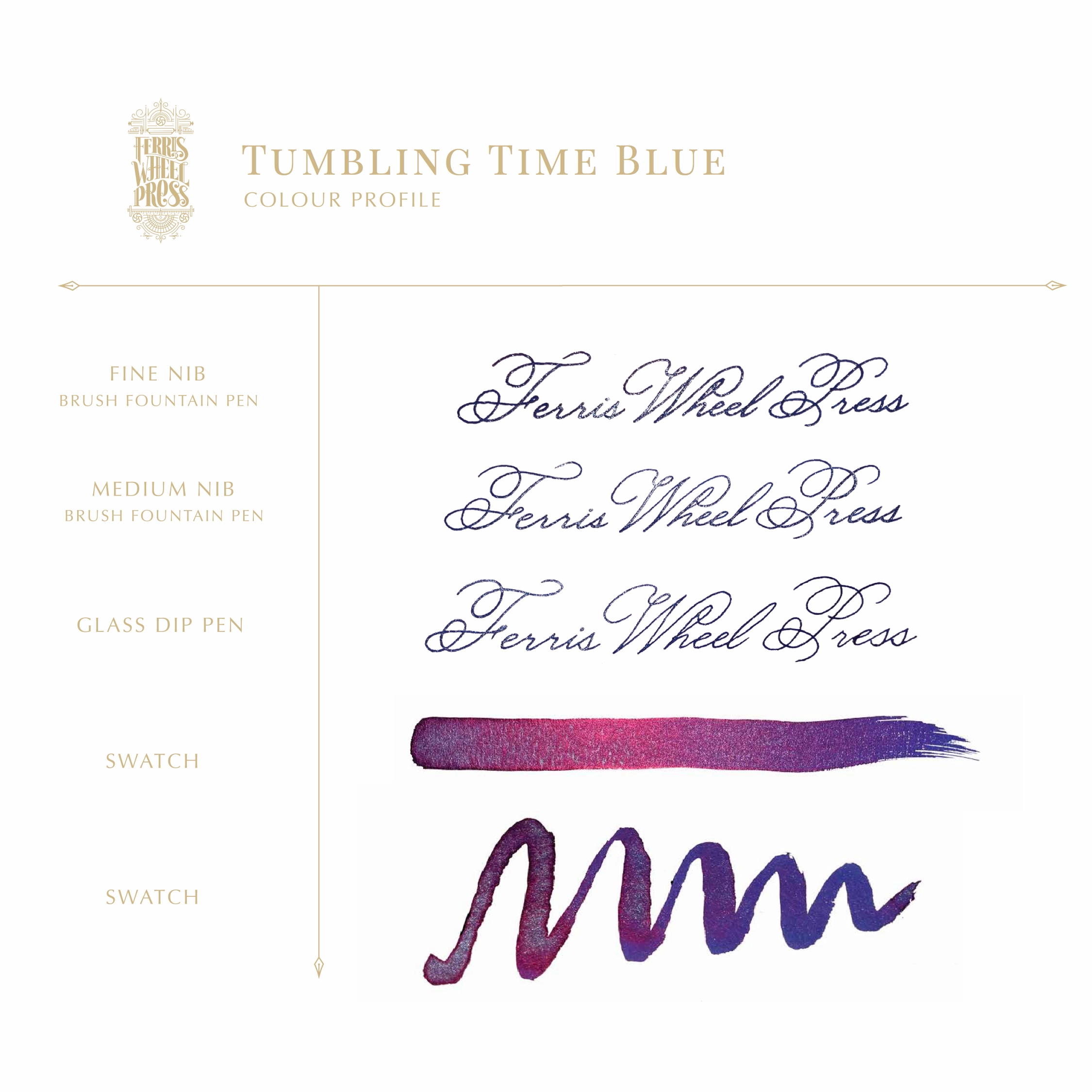 portable Ferritales Ink | Down The Rabbit Hole - Tumbling Time Blue