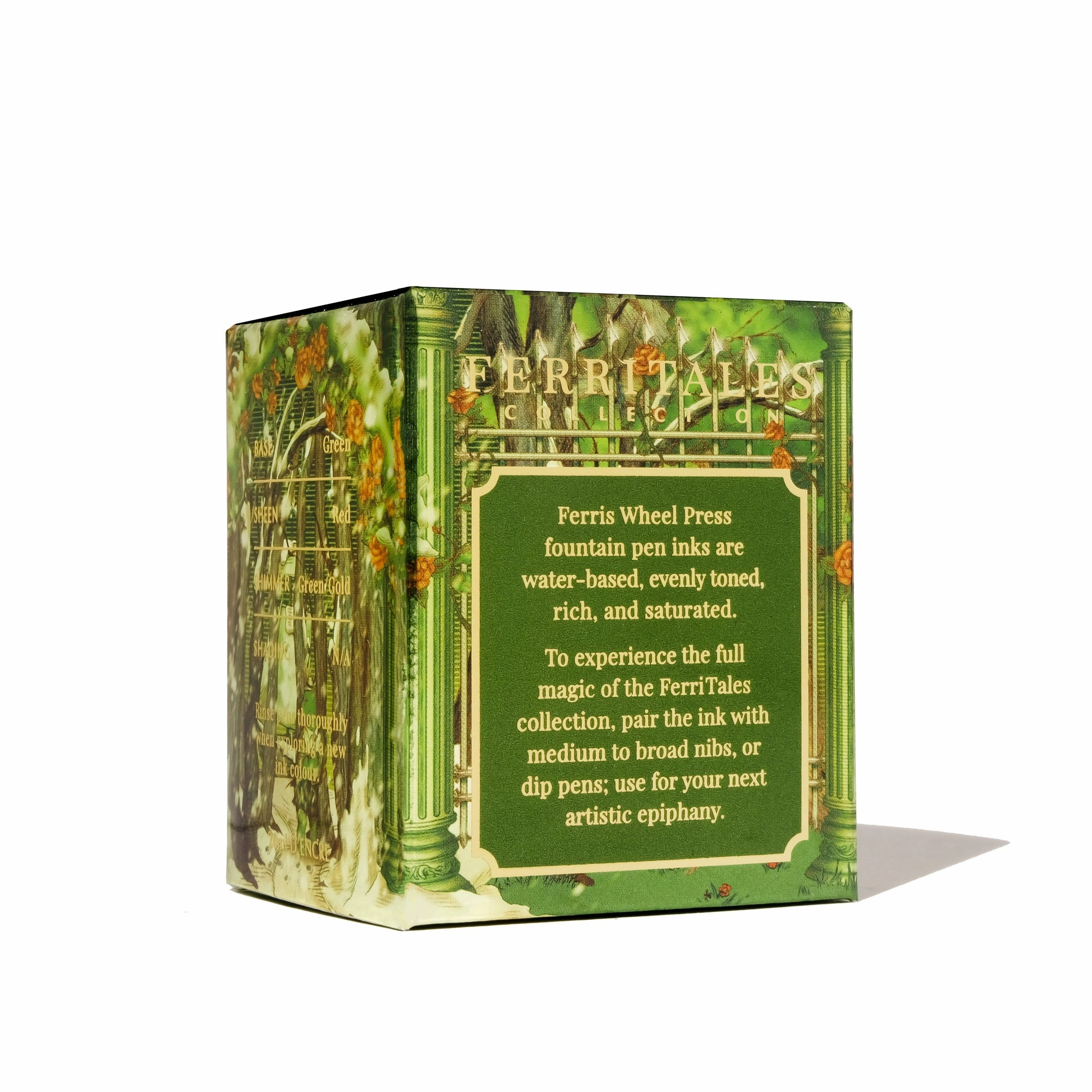 Ferritales Ink | The Beauty And The Beast - Emerald Gardens portable foldable