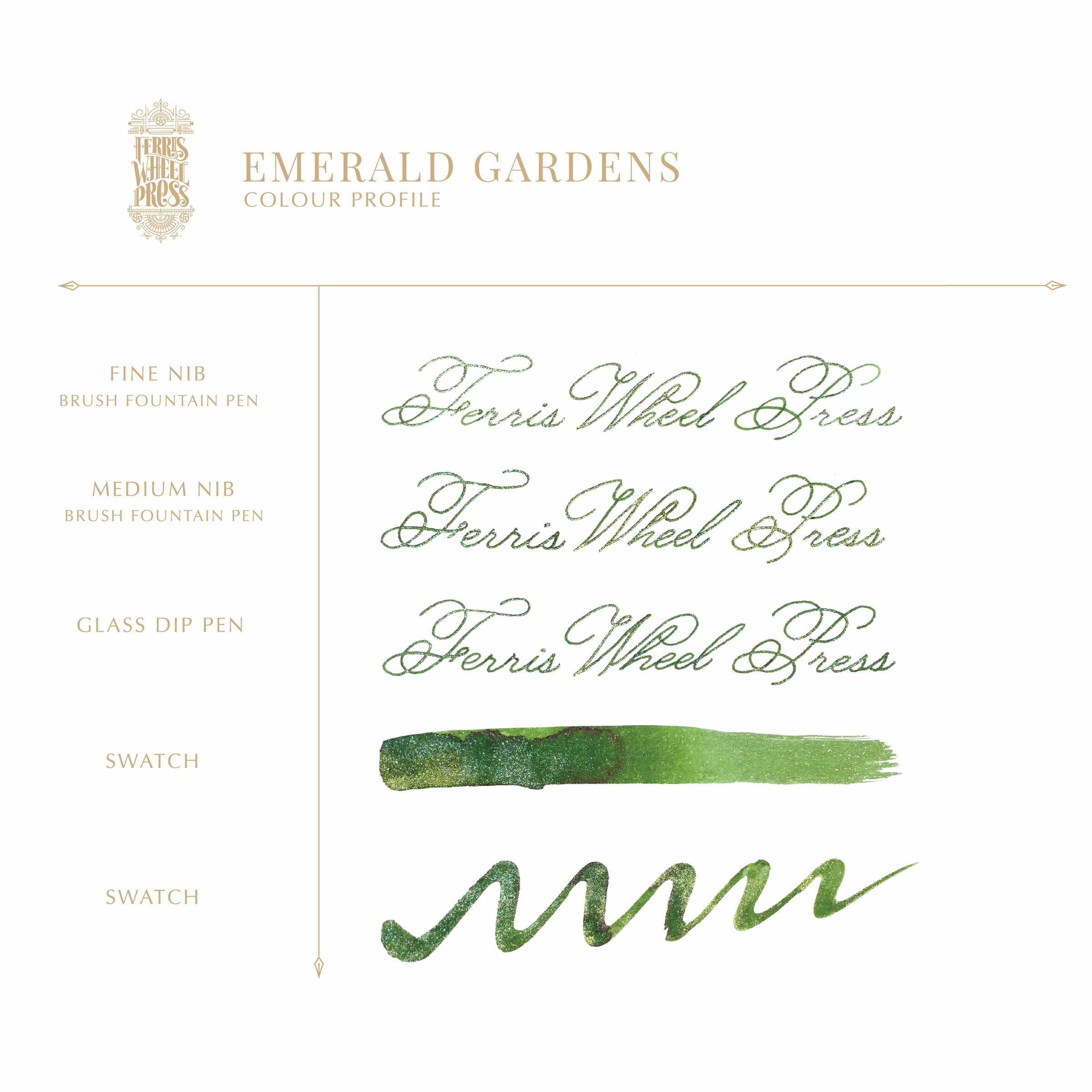 Ferritales Ink | The Beauty And The Beast - Emerald Gardens ergonomic