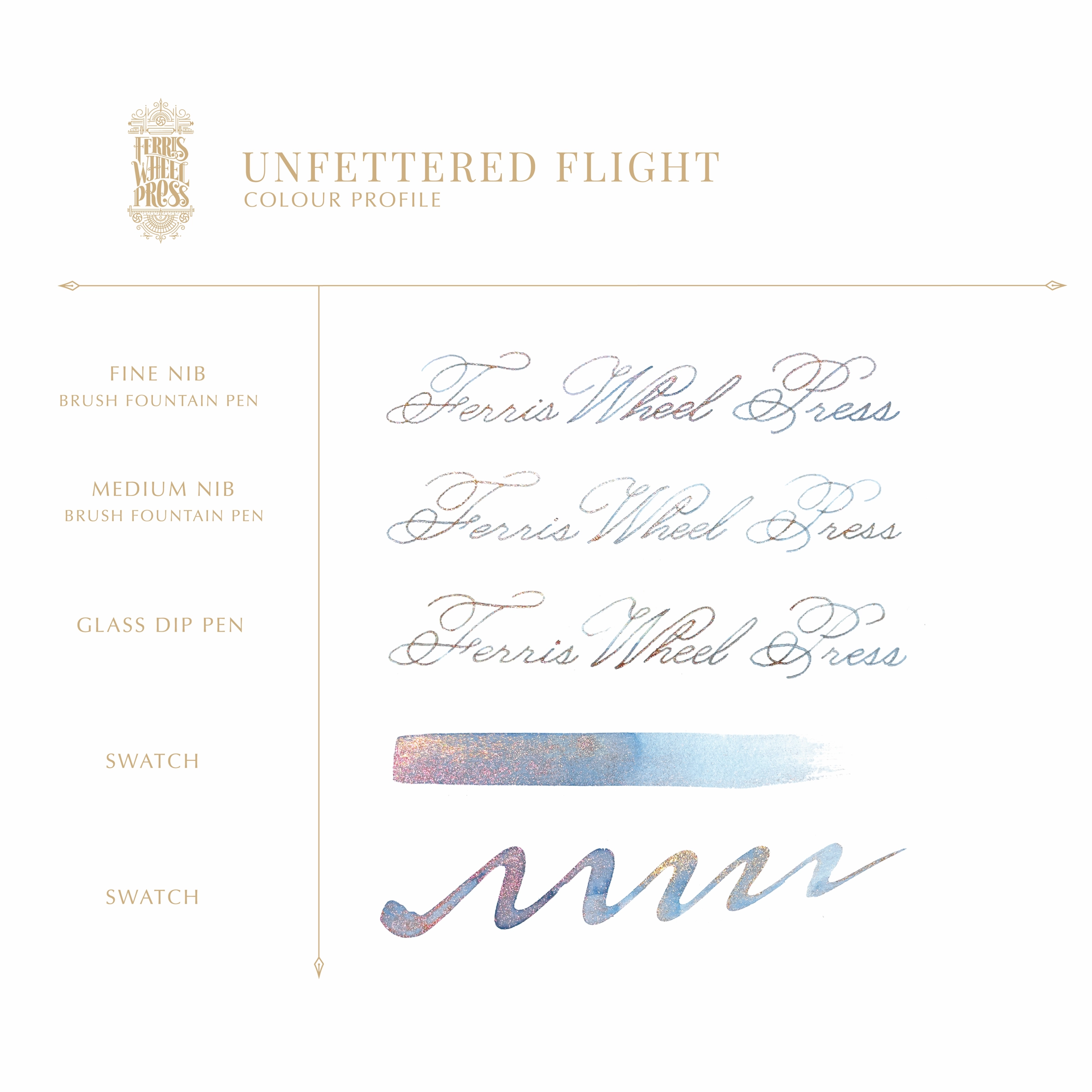 washable Ferritales Ink | The Wild Swans - Unfettered Flight