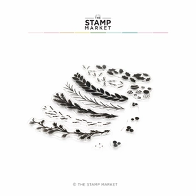 flat Festive Garlands Stamp