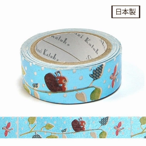 Birds & Squirrels Foil Washi Tape ? Shinzi Katoh Design finest tall