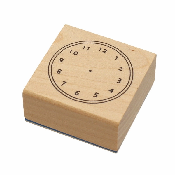 Clock Rubber Stamp warm antislip