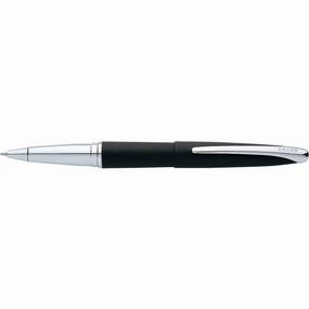 Cross Atx Basalt Black Rollerball Pen shiny