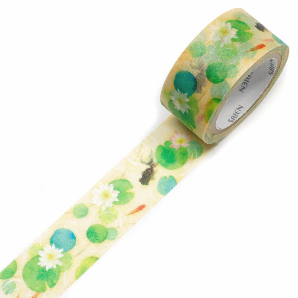 eco Lotus And Goldfish Washi Tape