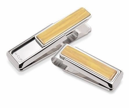 latest M-Clip Bamboo Wood Money Clip