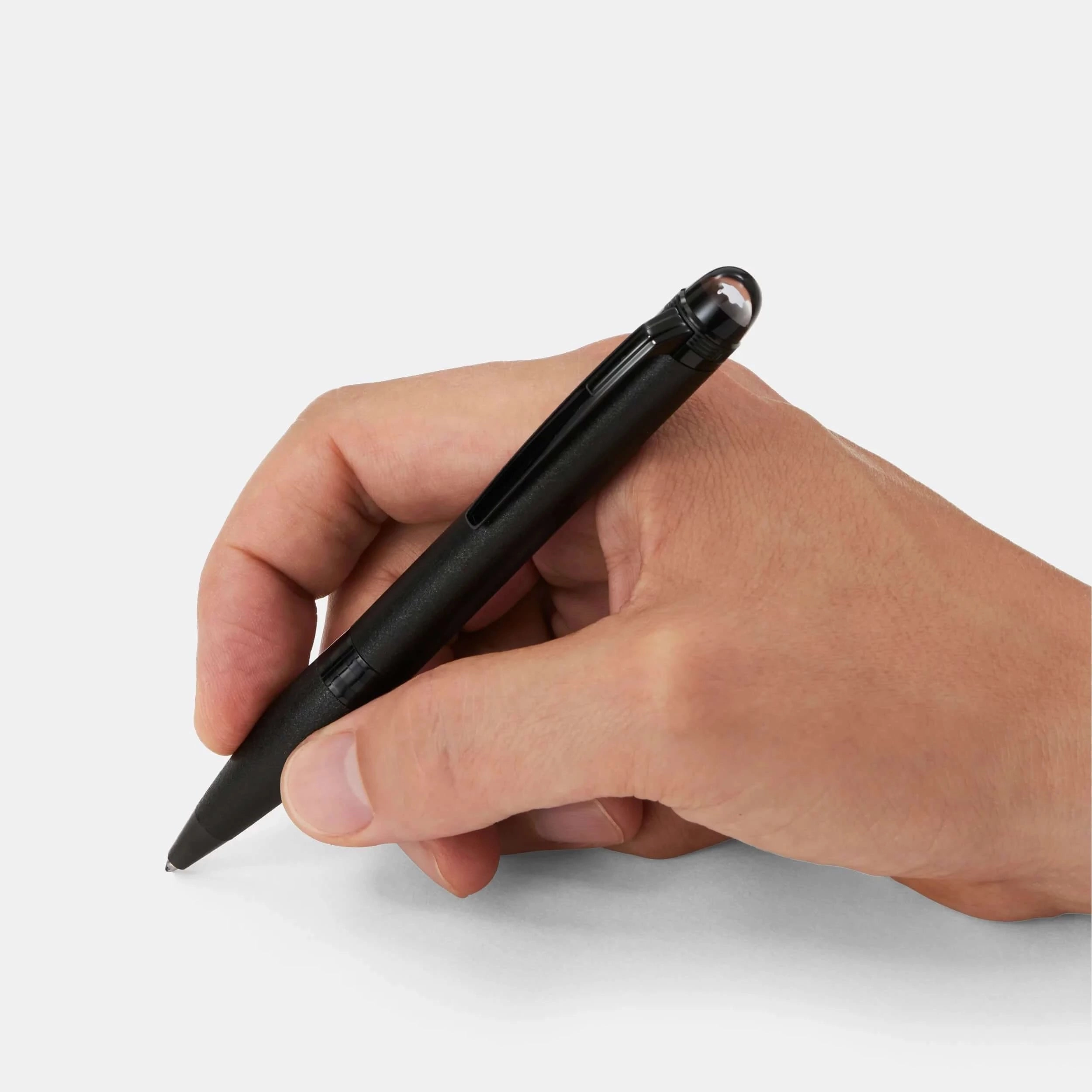 shiny Montblanc Starwalker Blackcosmos Metal Ballpoint Pen