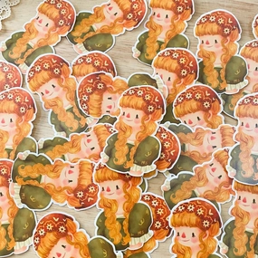 new popular Paperaicashop Cottage Living Maica Vinyl Sticker