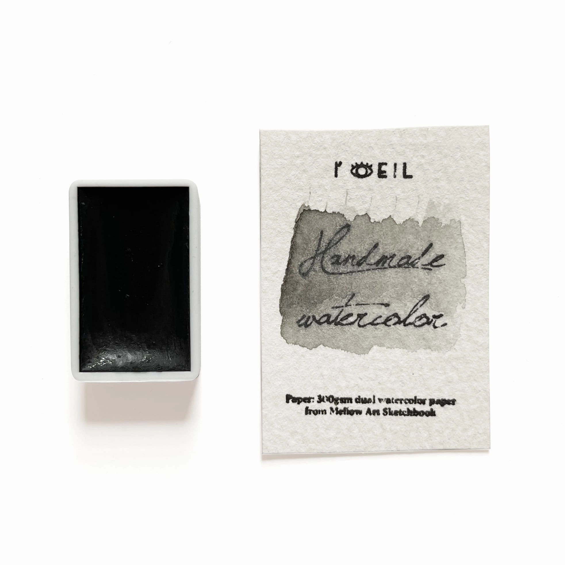 quickdry Payne'S Grey - Artist Grade Handmade Honey Based Watercolor Paint Full Pan 3.2Ml