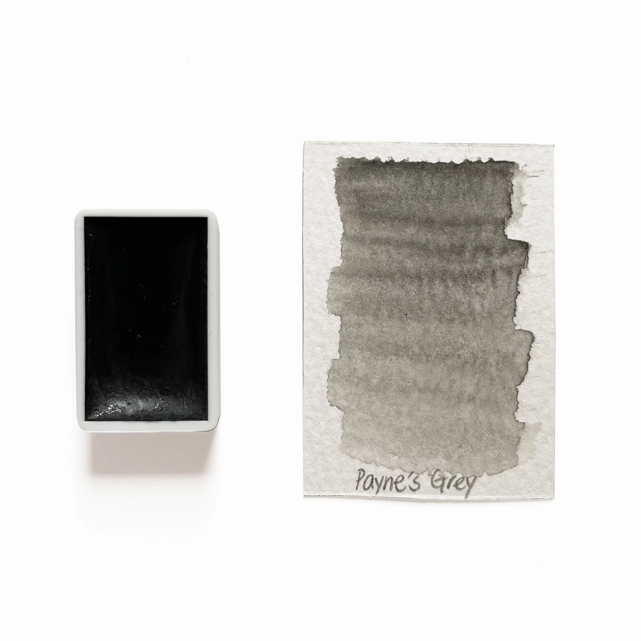 metallic matte Payne'S Grey - Artist Grade Handmade Honey Based Watercolor Paint Full Pan 3.2Ml