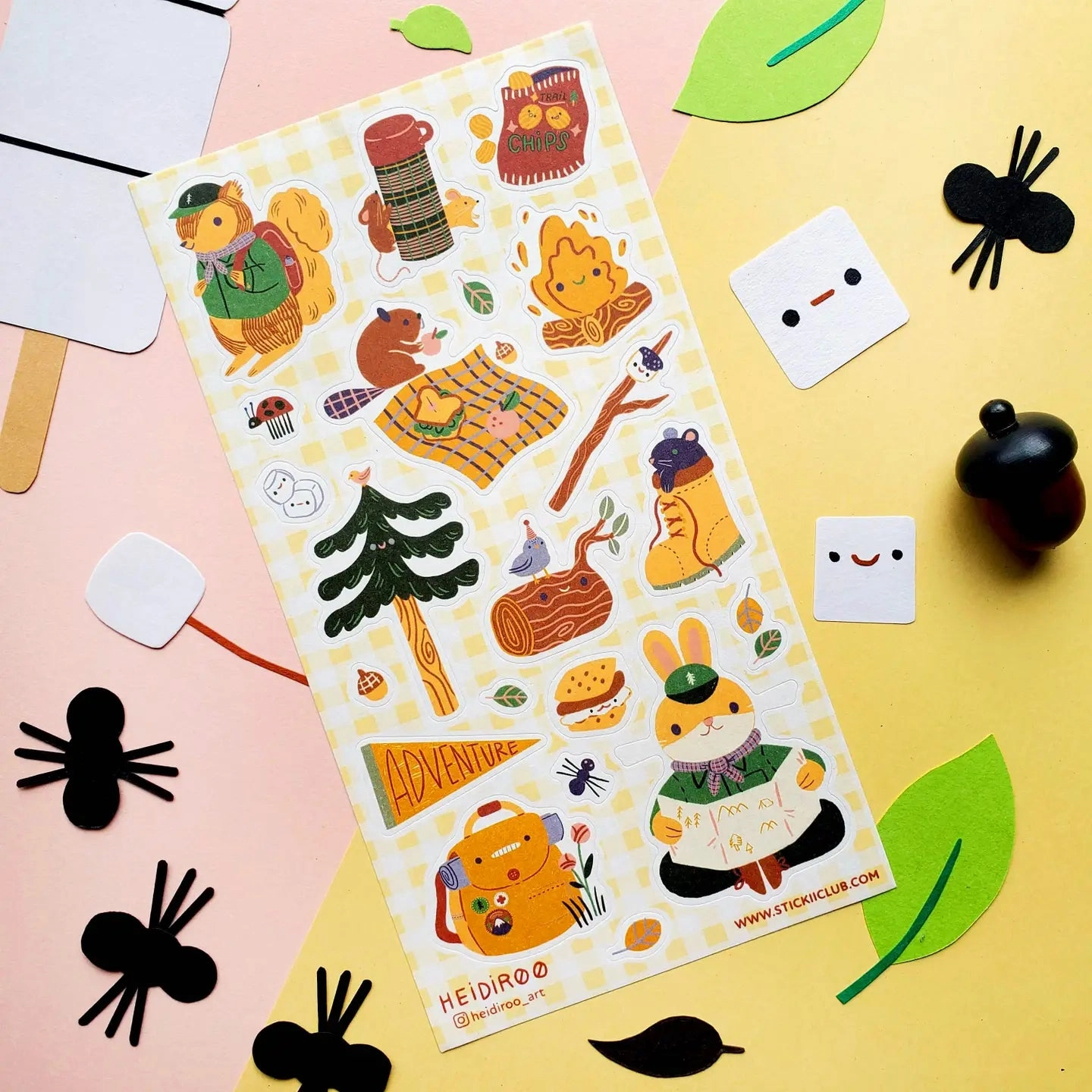 Stickii To The Great Outdoors Sticker Sheet stackable giant