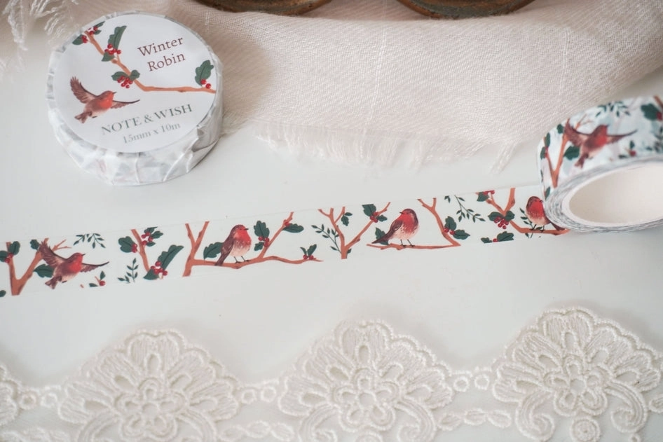 Winter Robin Washi Tape cool