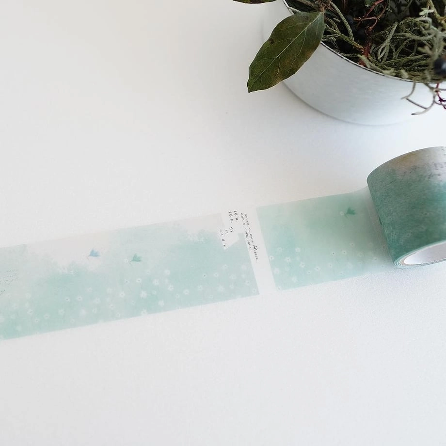 cotton premium Yohaku Tracing Paper Sticky Notes - Diary