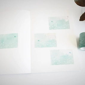Yohaku Tracing Paper Sticky Notes - Diary flat