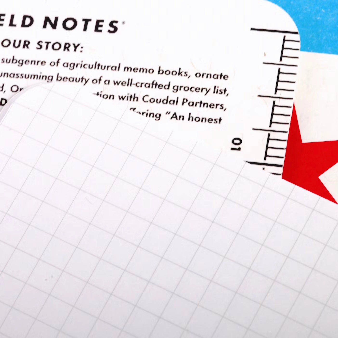 recycled stackable Field Notes Chicago Flag Edition Memo Notebook (Set Of 3)