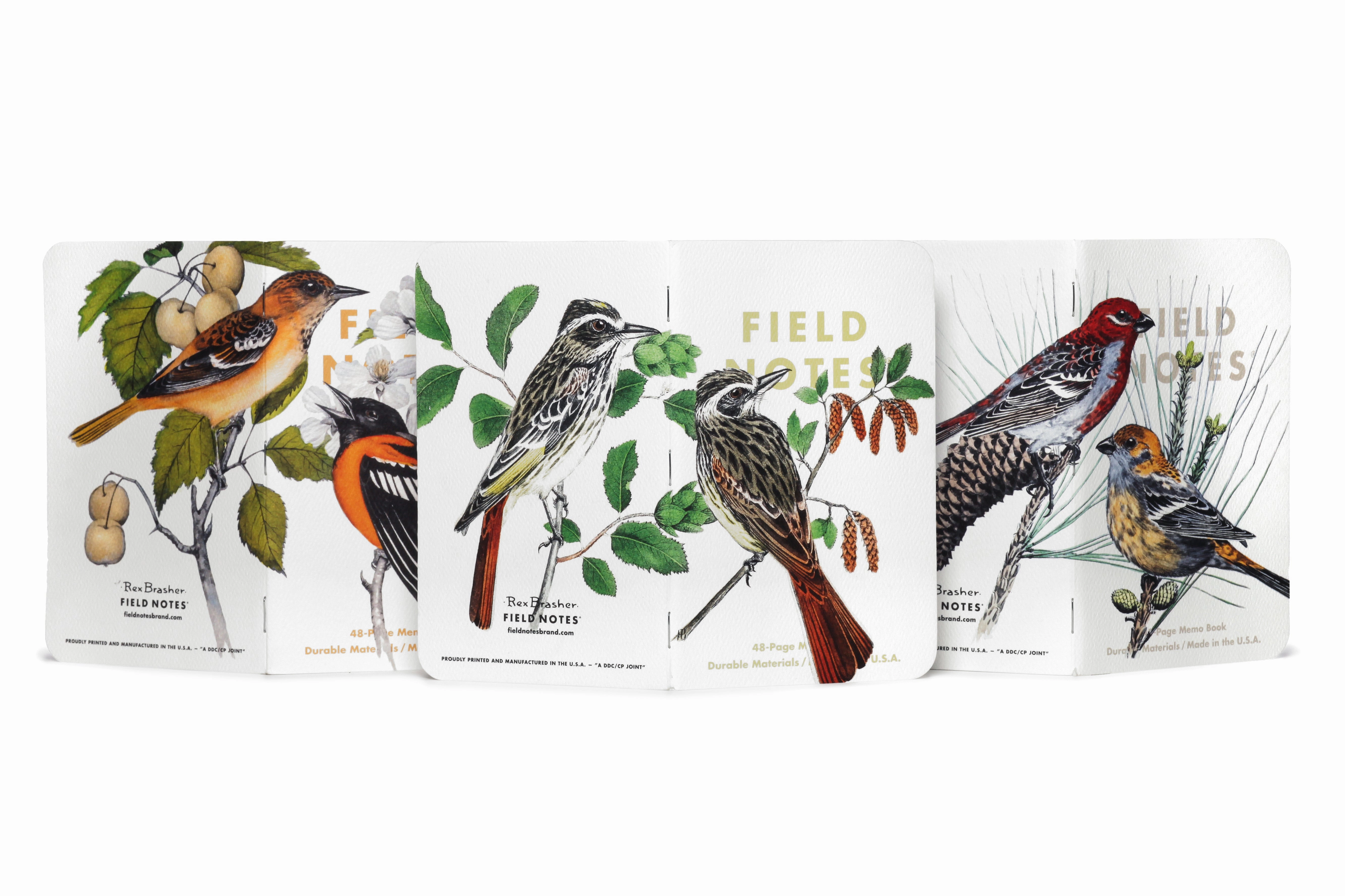 Field Notes The Birds And Trees Of North America" Edition 3-Pack stackable