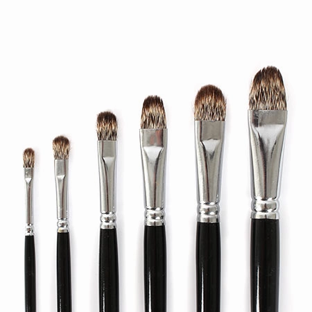 round foldable Filbert Kevrin  Paintbrush