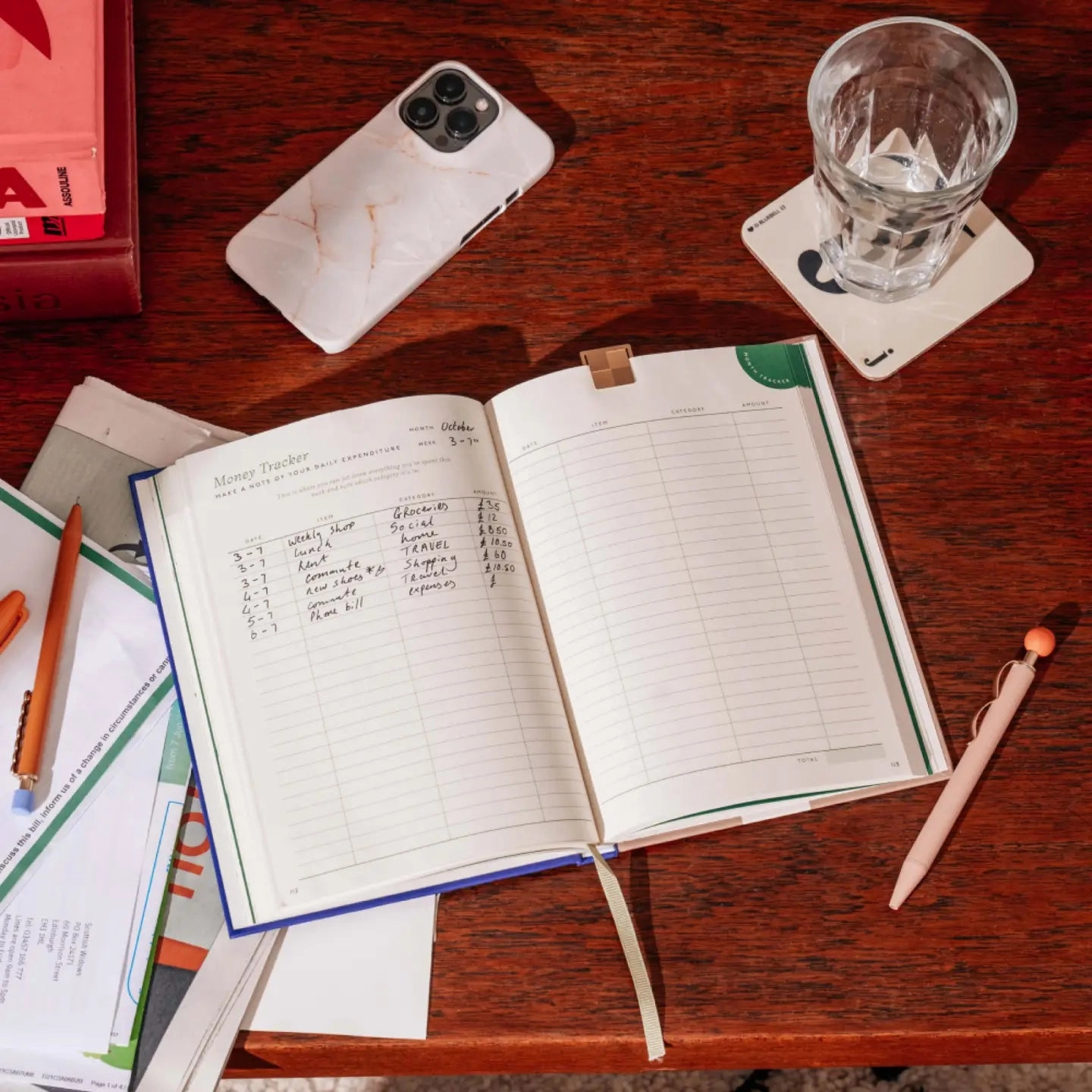 Finance Budgeting Journal & Planner vintage