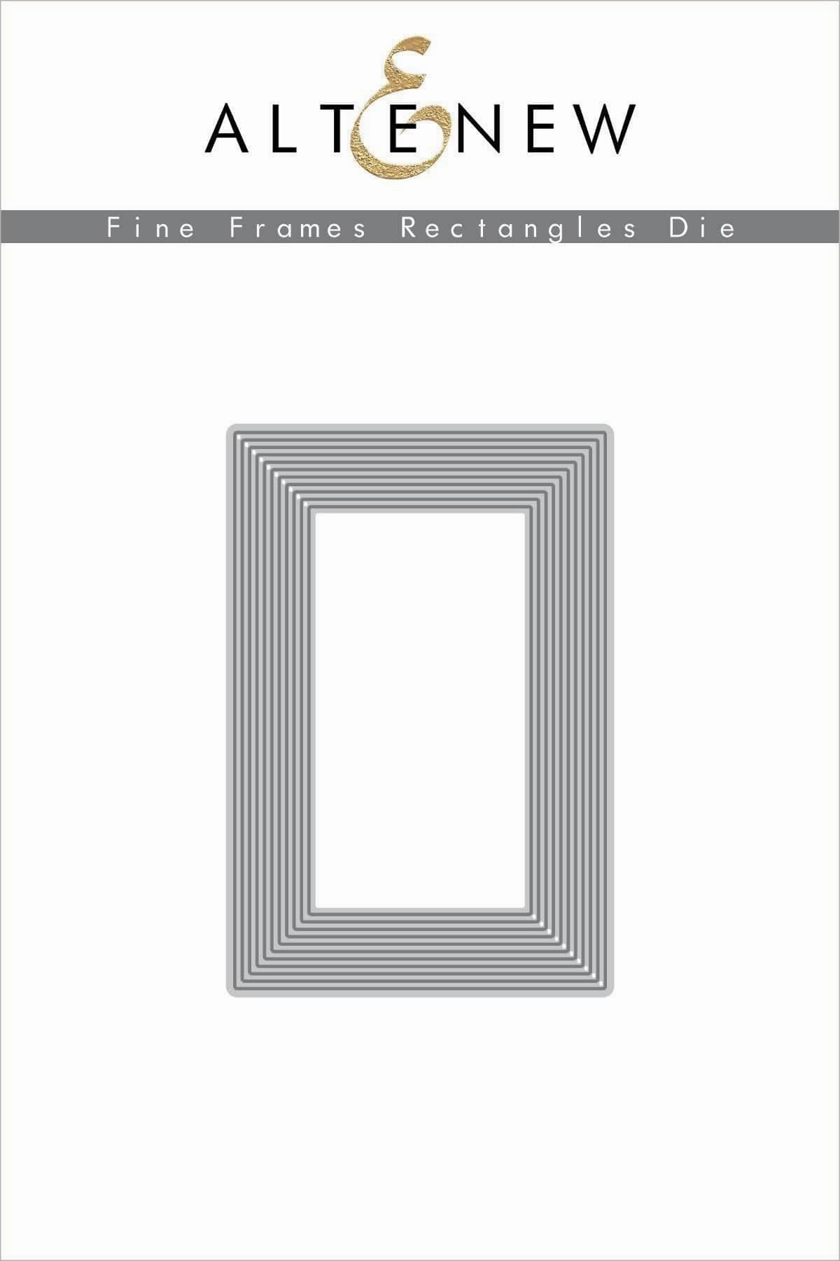 Fine Frames Rectangles Die adjustable round