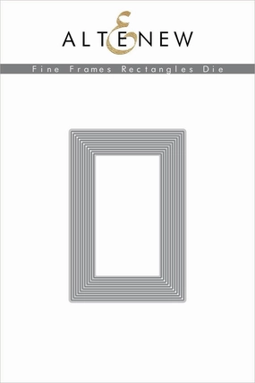 Fine Frames Rectangles Die adjustable round