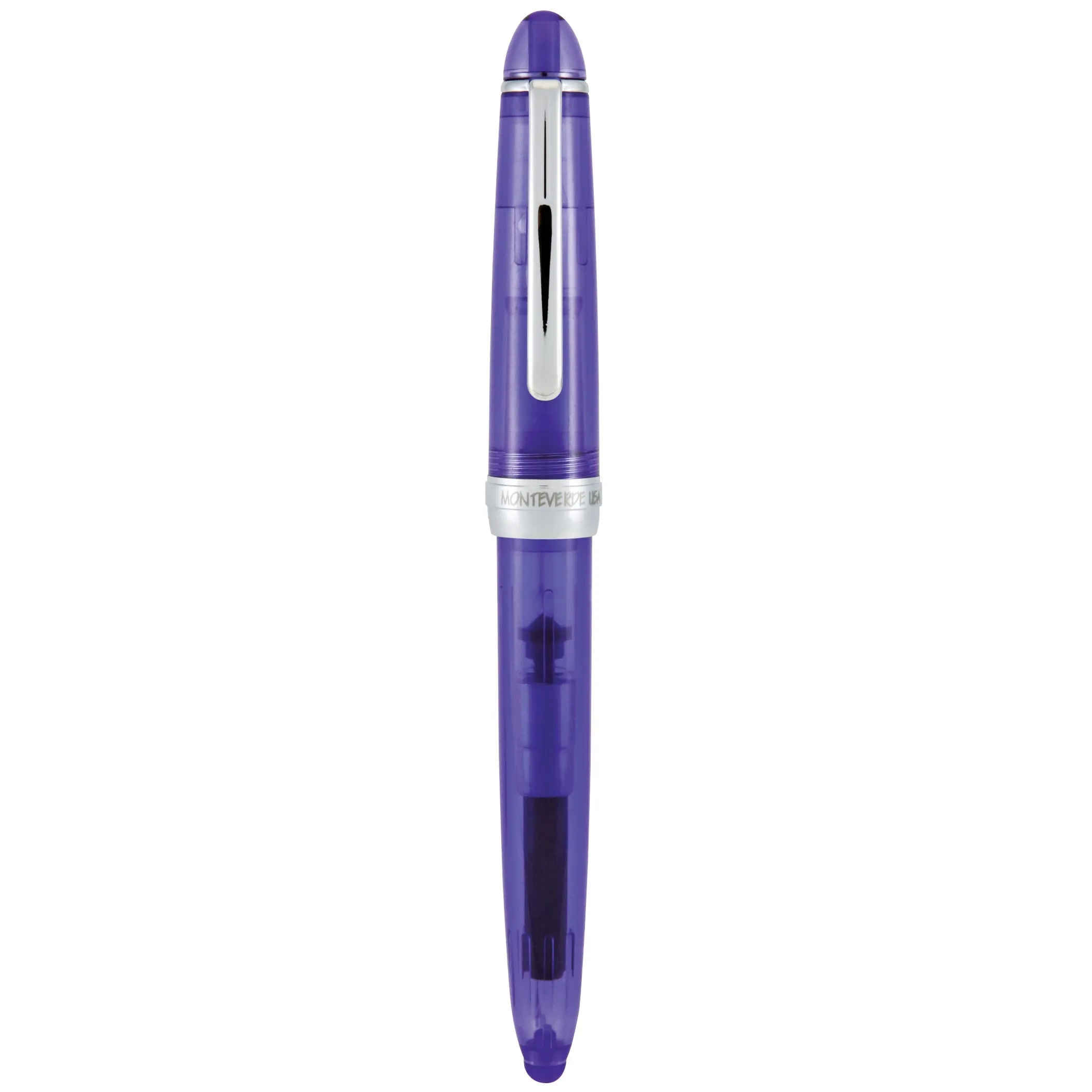 nonslip Monteverde Monza 3 Purple Fountain Pen (M, F, Flex)