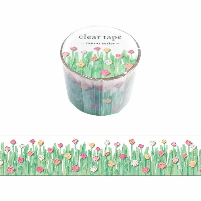 Canvas Flower Garden Clear Pet Tape organic gift