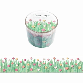 Canvas Flower Garden Clear Pet Tape organic gift
