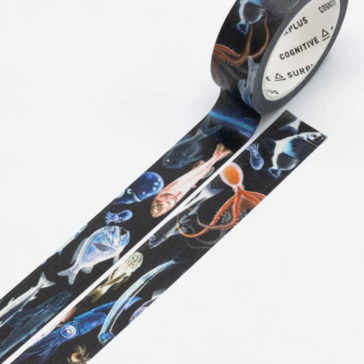Creatures Of The Ocean Deep Washi Tape cool
