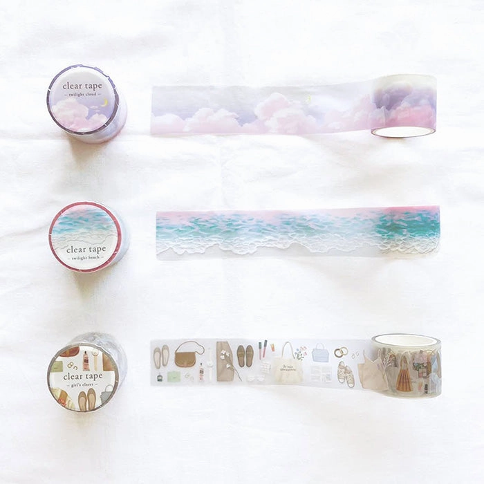 portable Girl'S Closet Clear Pet Tape Mind Wave
