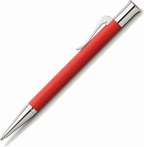 glass Graf Von Faber-Castell Guilloche India Red Ballpoint