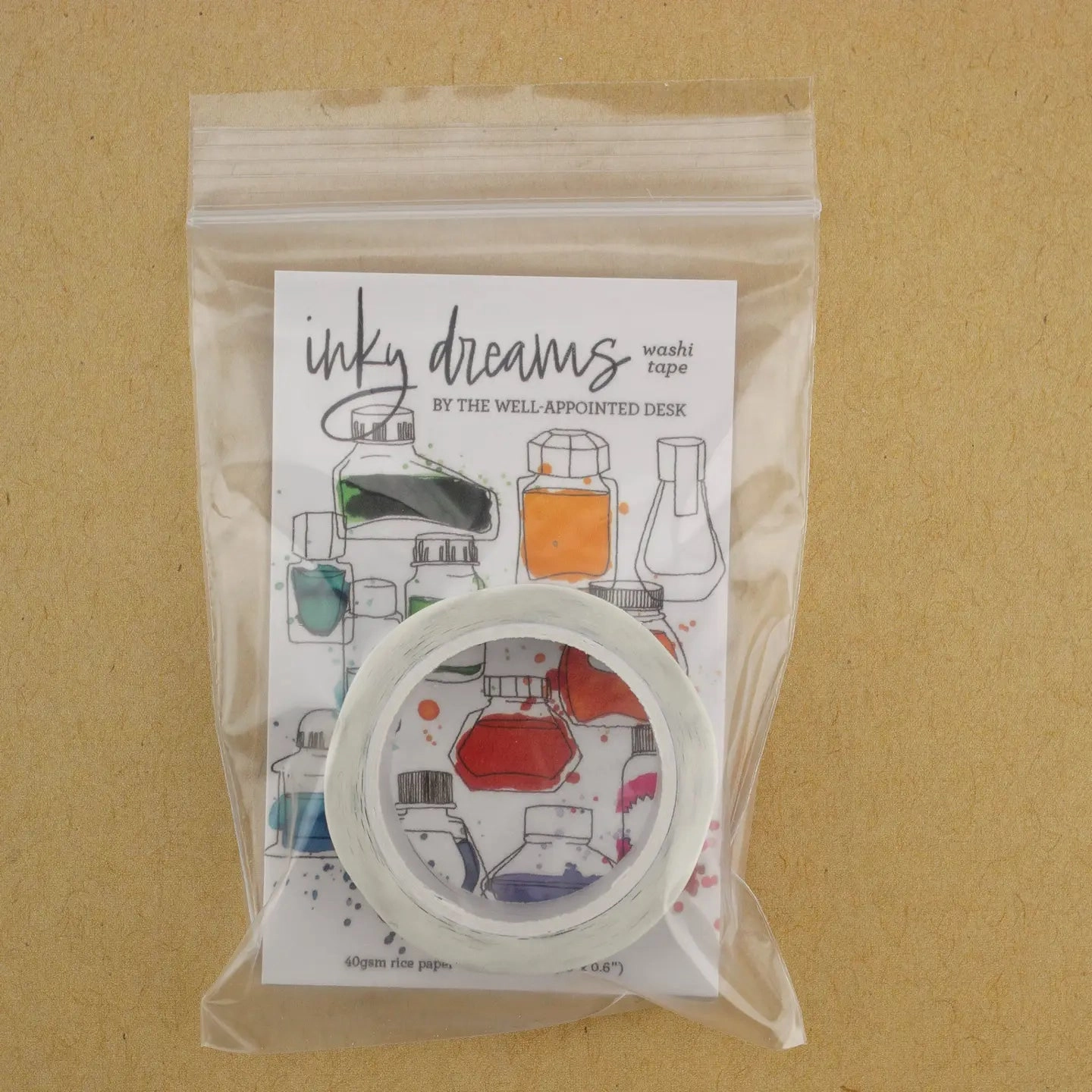 eco "Inky Dreams" Ink Bottle Washi Tape