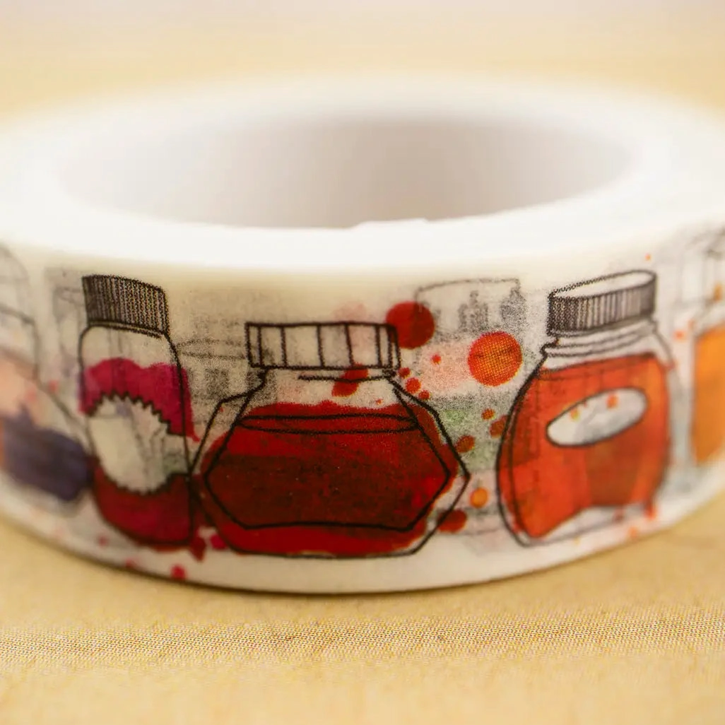 "Inky Dreams" Ink Bottle Washi Tape pack
