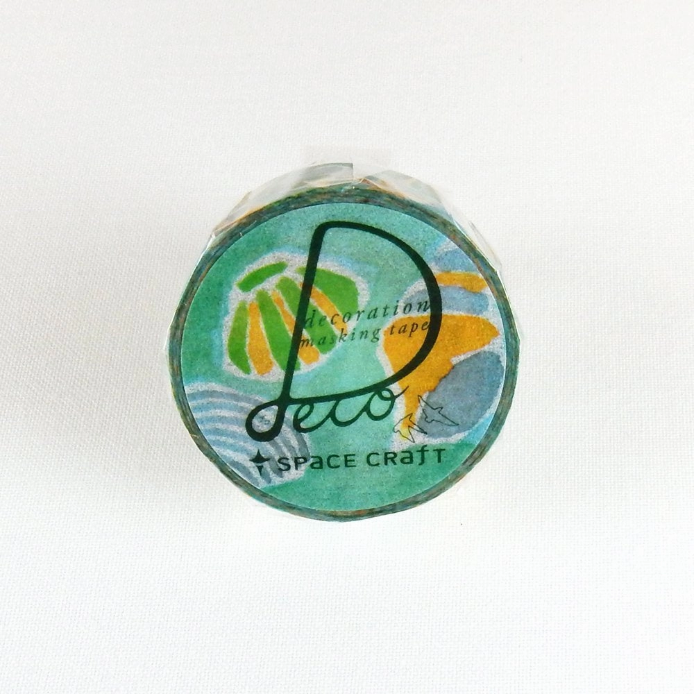 Shellfish Washi Tape Gold Foil Round Top Shell glass
