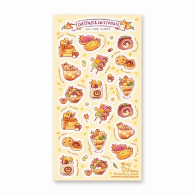 mini giant Stickii Seasonal Sweets Sticker Sheet