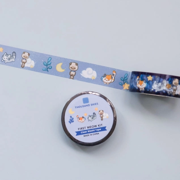 locking First Meow Kit Kittens Pet Tape