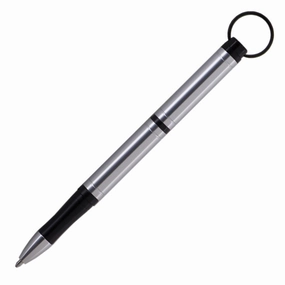 large Fisher Backpacker Key Ring Space Pen - Silver
