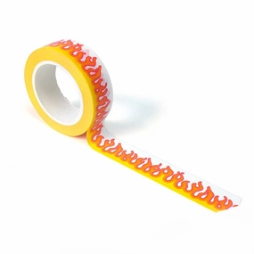 Flames Washi Tape synthetic