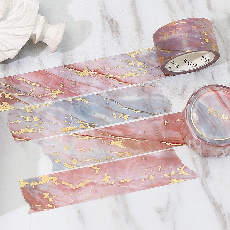 Champagne Washi Tape Foil Bgm linen