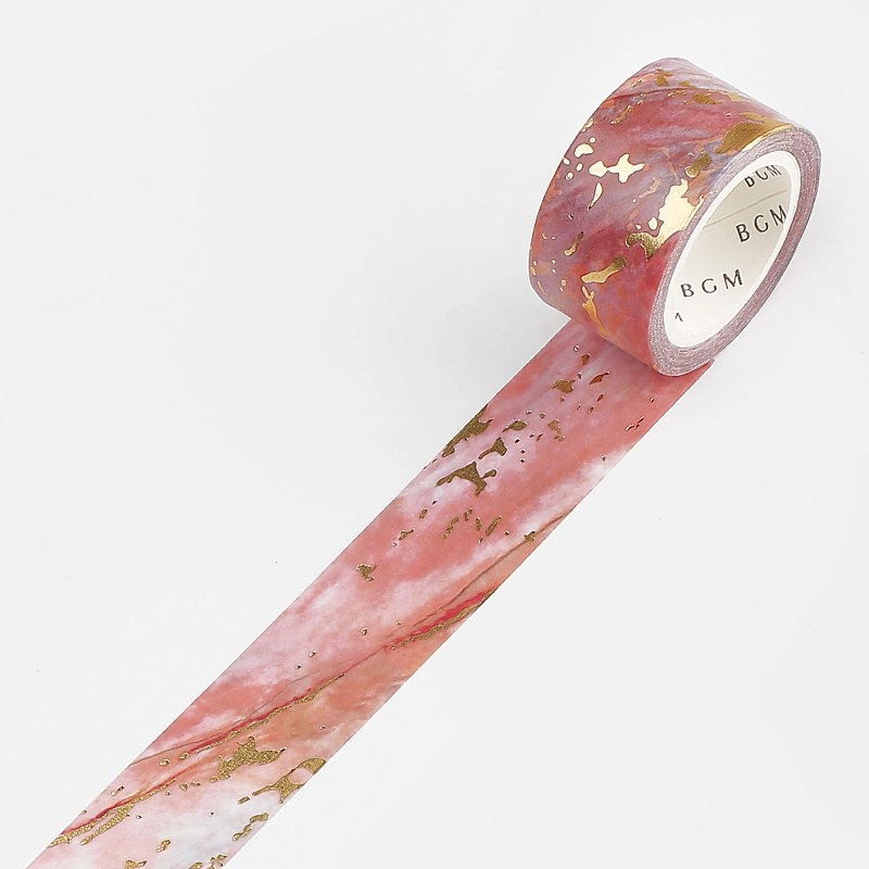 Champagne Washi Tape Foil Bgm alloy