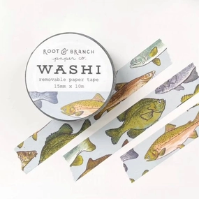 budget sleek Freshwater Fish Washi Tape