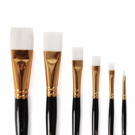 basic versatile Flat Paintbrush With Short Handle