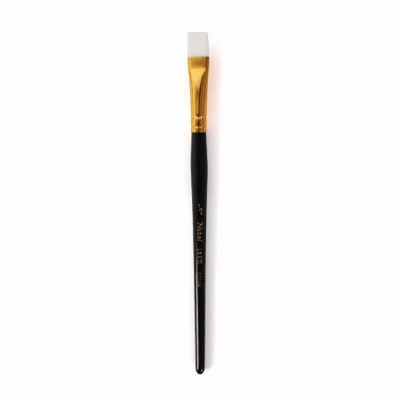 bold resilient Flat Paintbrush With Short Handle